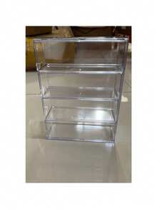 Hộp đựng kính mắt và kính râm bằng acrylic, tủ trưng bày nhiều tầng dạng ngăn kéo để bàn, giá đựng chống bụi, hộp đựng phụ kiện, giá để kính, hộp đựng kính râm bằng acrylic dày, hộp đựng đa chức năng tối giản chống bụi dạng ngăn kéo để bàn, ngăn trong suốt, hộp đựng đồ dùng mùa hè cho nữ, quà tặng tựu trường. - trong suốt - Xem 5