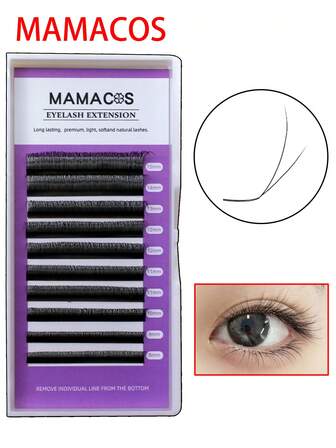 10 Rows New Soft Velvet Clover Eyelash Extension, V-Shaped Eyelash For Eyelash Stylist, Suitable For Eyelash Salon