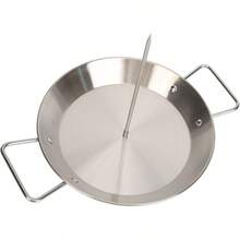 YQQ Pincho Vertical para Barbacoa Trompo para Tacos Al Pastor Pinchos para Barbacoa Pincho de Carne Vertical Tacos Al Pastor Soporte para Parrilla con Asa para Filete de Salchicha2179 - Plateado - Ver 8