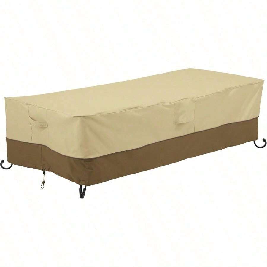 Classic Accessories 55-599-011501-00 Veranda Rectangular Fire Pit/Table Cover 56-Inch - 60" de largo x 28" de ancho x 15" de alto - Ver 1