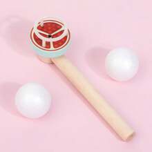 儿童肺活量锻炼吹气玩具，漂浮吹气球神奇悬浮球亲子益智游戏木制玩具 - 彩色 - 查看 15