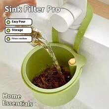 Chrome Plated Kitchen Sink Strainer - Creative Drain Basket, Removes Residue, Prevents Clogging And Odor - Multicolor - View 11