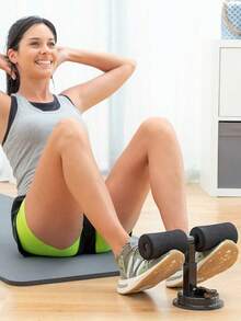 便携式落地式仰卧起坐杆 - 坐姿脚踏肌肉训练器材，适合居家或工作场所锻炼，健身房健身器材。便携式设计，落地式稳定性，坐姿锻炼，保护腰椎，无需安装，稳固的脚踏，符合人体工程学，静音训练，高效燃脂，塑造核心肌群。 - 彩色 - 查看 5