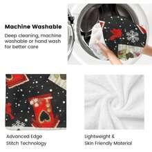 Snow Place Like Home by Sharla Fults Koc Zimowy Miękki Przytulny Bestseller Prezent Wyjątkowy Ciepłe Wnętrze Nowość Dla Domu - Wielokolorowe - Zobacz 7