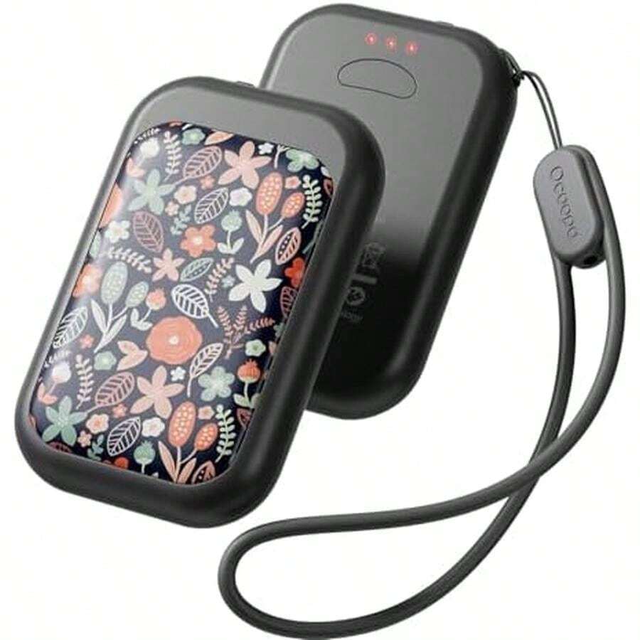OCOOPA - Calentadores de manos magnéticos recargables de 2 unidades, calentador de manos eléctrico estilo tarjeta, 5000 mAh, calentador de manos portátil de bolsillo, certificado UL, 3 ajustes de - / - Ver 1