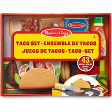 and Doug Juego de Tacos y Tortilla Para Rellenar y Doblar Comida de Juguete Comida Mexicana de Juguete que se Puede Cortar Juguete de Madera Sarten y Mas 43 PiezasConveniente y duradero, favorito para niños - Multicolor - Ver 7