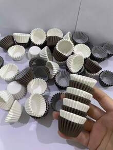 100/200/500/1000 chiếc Giấy lót bánh cupcake mini màu trắng tinh/màu cà phê, cốc giấy cupcake sô cô la 0,98 inch, cốc nướng bánh muffin, khay bánh tiệc, khuôn bánh, dụng cụ trang trí, đồ trang trí bánh cupcake, đồ dùng làm bánh, đồ dùng làm bánh ngày lễ - Nhiều màu - Xem 7