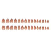 4 Boxes 96Pcs Short Squoval Press On Nails 24PCS Short Almond French Press On Nails, Elegant Minimalist Fake Nails With Simple White Tips, Easy Apply Removable False Nails For Women & Nail Lovers, Reusable Nail Stickers For Daily, Party, Wedding, Spring Summer Wear.Nail Kits,Christmas Gifts For Women,Nails Christmas. - Apricot 276 - View 5
