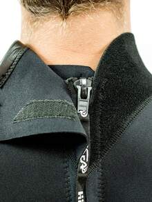 HISEA 1.5毫米厚男士保暖潜水服，隔热潜水泳衣，水上运动休闲连体服，黑色 - 黑色 - 查看 4