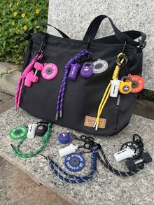 Bộ 4 móc khóa hình tạ đòn và tạ tay, có thể tháo rời, dành cho cả nam và nữ, lý tưởng cho người yêu thích thể dục thể thao. Hoàn hảo để trang trí ba lô, chìa khóa, v.v. Móc khóa túi xách, phụ kiện trang trí ví. - Nhiều màu - Xem 3