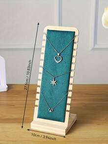 High-End Creative Wooden Necklace Display Stand, Fashion Jewelry Pendant Holder, Bracelet Tray, Jewelry Display Prop - Multicolor - View 10