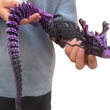 3D Printed Dragon Model For Valentine's Exchange Toy,Valentine Party Favor, Prize Supplies, 1 Count Creative Desktop Decoration, Dragon Model Ornament, 3d Printed Fidget Toys,Office Desktop Decoration, Perfect Holiday Gift,Easter Egg Gifts,3d Printed Stuff - Red Blue - View 26