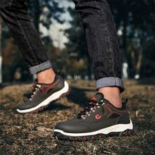 Men's Running Shoes, Walking Shoes, Park Hiking, Running On The Mountain Track, Or Even On A Date Are All Great Options. - 黑色 - 查看 4
