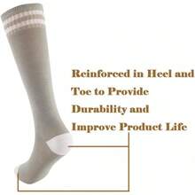 Calcetines hasta la rodilla para niños, calcetines de fútbol de algodón para niños, niñas, pequeños... - 1 par, color verde - Ver 12