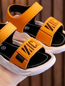 1 Pair Summer PVC Soft Bottom Non-Slip Children/Toddler Sandals