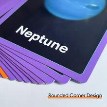 15Pcs Double Sided Solar System Flash Cards - Kids Planets & Space Educational English Learning Cards Preschool Astronomy Science Vocabulary Flashcards - Multicolor - View 11