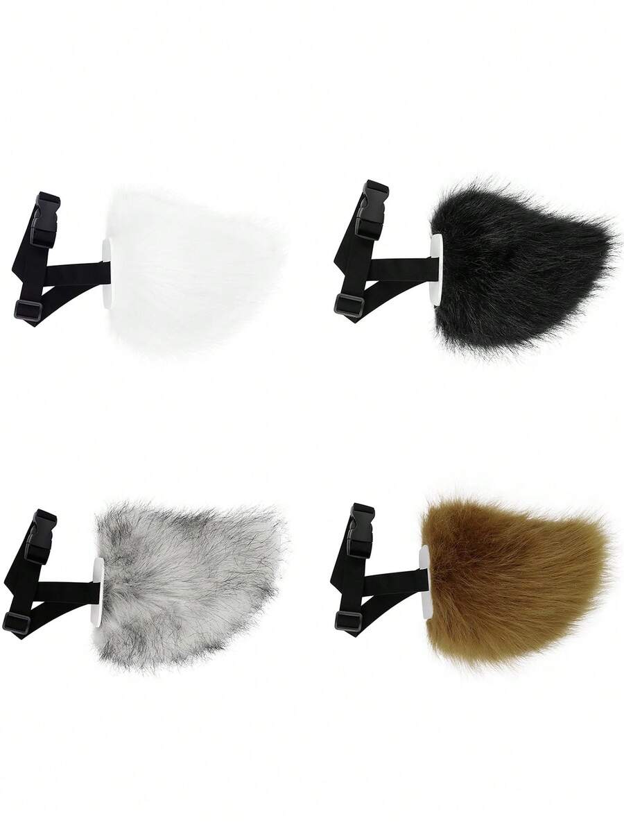 Plush Faux Fur Bunny Tail Cosplay Rabbit For Christmas Easter Costume Accessories