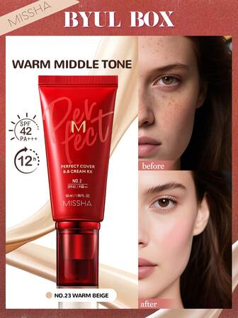  MISSHA M完美遮瑕BB霜SPF42/PA+++ (50ml) - 全效遮瑕，抗衰老