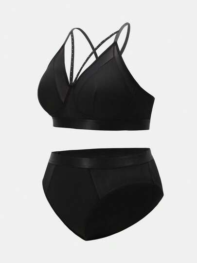 Women's Comfortable & Fashionable Knitted Bra Set