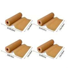 1 Roll Heavy Duty Non-Stick Parchment Paper For Baking, Grilling, Air Fryer & Steaming - Silicone Oil Resistant Baking Sheets For Chicken, Fish, Vegetables & More - Perfect For Outdoor Picnic & Everyday Kitchen Use - Multicolor - View 3