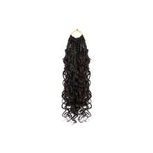 Goddess Box Braids 鉤編髮 8/10/12/14 英吋 預編環波希米亞風鉤編髮 捲尾 3X 鉤編髮 女用合成編髮，萬聖節 - 彩色 - 查看 29