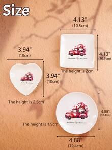 Bandeja de Joias Personalizada com Nome, Pratos de Anel Personalizados, Caixa de Memorabilia Personalizada, Bandeja de Joias de Viagem Personalizável, Presentes do Dia dos Namorados, Padrões de Casal, Armazenamento de Joias de Cerâmica, Aniversário, Bandeja Decorativa, Decoração de Sala de Estar, Retrô, Moda, Requintado, Noiva, Amigos, Amantes, Marido, Esposa, Família