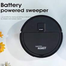 Ultra-Thin Mini Robot Vacuum Cleaner, Quiet Design, Slim Model Suitable For Carpets And Hardwood Floors, Ideal Choice For Home And Office