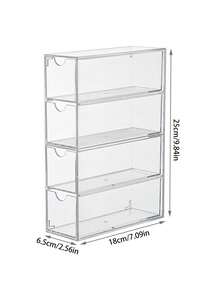 Hộp đựng kính râm 4 tầng bằng acrylic, khay đựng đồ trang điểm chắc chắn và bền bỉ, giá trưng bày trang sức, tiện dụng cho gia đình và văn phòng. - Nhiều màu - Xem 11