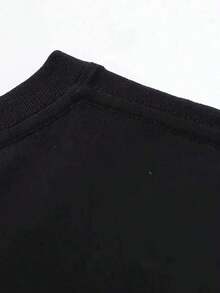 Stray Retro Pattern-Shirt-DominATE Around SKZ Band,% Cotton Men's And Women's Crew Neck Short Sleeve Casual Shirt, Bold Member Photos And Text Printing, All Season Comfortable, Washable, Music Lovers Exclusive, High Quality Sewing, Fashion Style 220g QJXZ - màu đen - Xem 3