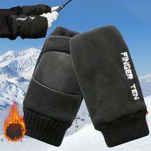 FINGER TEN 增强型冬季高尔夫手套，左右手通用，柔软保暖，腕部灵活设计，佩戴舒适，男女高尔夫球手运动户外适用