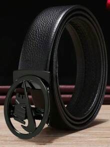 MMJ Finswift Men's Belt Business Casual Belt Alloy Automatic Buckle Suit Belt Summer, School Casual, Business, Boyfriend Husband Father Dad Men Gift, Daily Wear, Fashion, Teen, Outdoor, Vacation, Athletic, Travel, Street, Boho, Vintage Fall, Autumn, Halloween Autumn-Winter Accessories,Suitable For Teens, Youth,Men,Casual, Outdoor, Athletic, Vacation, Graduation Gifts, Birthday, Daily Wear - Multicolor - View 7