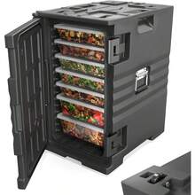 109QT Portable Food Warmer Box With 4 Wheels, Double Buckles, Large Capacity - Default - View 3