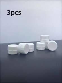 Bộ 5 lọ sơn móng tay hình đa giác màu hồng, dùng để trưng bày trang sức, 3g - trắng - Xem 8