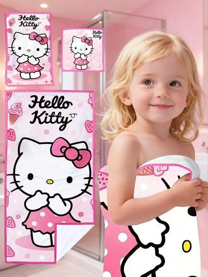 1件/3件装超柔软400克浴室毛巾套装，男女童通用，超强吸水速干，不掉毛，桑拿浴巾，高品质浴巾/沙滩巾，儿童最佳礼物