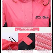 Trae de impermeable para mueres motociclistmpermeab para Moto Refleante con Capuca Cubasquero  Reflectante Motociclista Impermeable para a Motociclista - Transmisión2XL - Ver 5