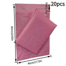 10pcs Pink Courier Bags, Suitable For Clothing, Personal Items Storage, Logistics, Mailing, Portable Packaging Storage Bags, Multipurpose Bags, Holiday Gift Bags - Pink - View 18