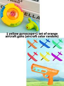 1pc Kids LED Light-Up Spinning Toy - UFO Flying Saucer/Gyroscope With Music, Fruit-Shaped/Winged UFO Flash Light Musical Top, Classic Retro Style, Novelty Flashy Creative Gyro, Suitable For Boys & Girls, Night Market Hot Wholesale - Multicolor - View 13