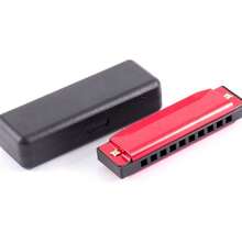 Harmonica Key Of C 10 Hole Chromatic Harmonica C With Case For Beginner Gift With Case - Multicolor - View 17