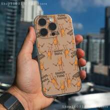 Funda de teléfono B-Brainrot Tralalero para 16,15,14,13,12,11 Pro,Max,Plus, cubierta suave transparente - Z4 - Ver 7