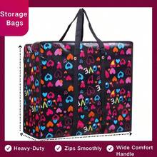 Pattern Waterproof Storage Bag - Practical Value Multi-Scene Use Essential For Shopping Travel Daily Organization Household Storage Needs - (70*55*24)*3(Random Color) - View 4