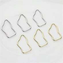 20pcs Classic Gold And Silver Wine Glass Charm Rings, 25mm/0.98inch Open Circle Rings For Earrings Beading, DIY Jewelry Making, Wedding Birthday Party Holiday Gifts - 20pcs Wine Glass Rings - View 12