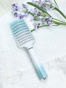 1 件装，清新绿白渐变美发梳，气囊按摩梳，带镜子的卷发梳，气垫直发梳 - 彩色 - 查看 17