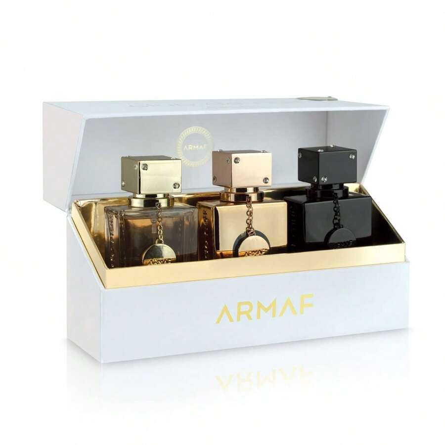 Armaf Club De Nuit Parfum Gift Set For Women 3 Pcs (Milestone, Intense, Women) - 花卉印花 - 查看 1