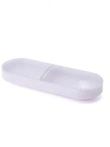 1 Peça Caixa de Cotonetes de Viagem de Algodão, Dispensador de Recipiente de Plástico, Caixa de Armazenamento Portátil de Cotonetes e Almofadas de Maquiagem, Recipiente de Acessórios para Cabelo, Recipiente de Armazenamento Portátil Pequeno de Cotonetes e Contas com Tampa