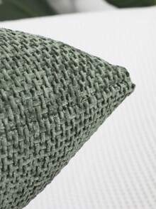 1pc/2pcs Solid Color Double-Sided Chenille Throw Pillow Cover, Modern Minimalist Jacquard Decorative Cushion Cover For Bedroom, Living Room, Sofa, Holiday Party, Outdoor Garden, 45*45cm, All Season - Multicolor - View 5