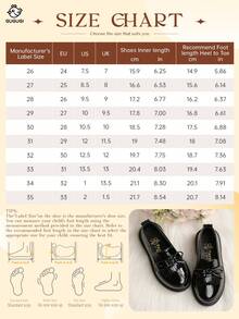 Girls' Mary Jane Flat Shoes, Black, School Style, Party & Performance Wear - Black - View 4