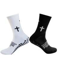 1双新款热销运动袜，十字形户外男女足球袜，魔术贴运动袜，舒适户外比赛训练袜 - 彩色 - 查看 10
