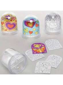 DIY Plastic Snow Globe Photo Frame, Compatible With Various Small Items, DIY Materials, Paper Crafts, Gifts, Handmade Picture Frames, Holiday Craft Set, Holiday Creative Workshop Activity