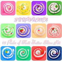 24 Pack Axolotl Butter Slime Kit, Funny Slime Charms, Soft Slimes, Stress Relief Toys For Kids, Party Favors For Toddlers Teens Girls And Boys - 彩色 - 查看 8