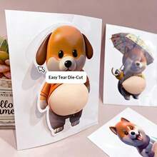 2025 New Cute Puppy Squeeze Toy, Stress Relief Toy, Car Collision Sticker, Birthday/Christmas/Holiday/Perfect Gift - Multicolor - View 5